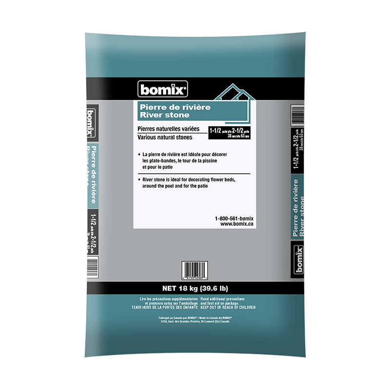 Bomix® Pierre de rivière 1-1/2 – 2-1/2 po